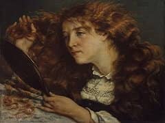 Jo La Belle Irlandaise by Gustav Courbet
