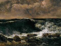 Stormy Sea by Gustav Courbet
