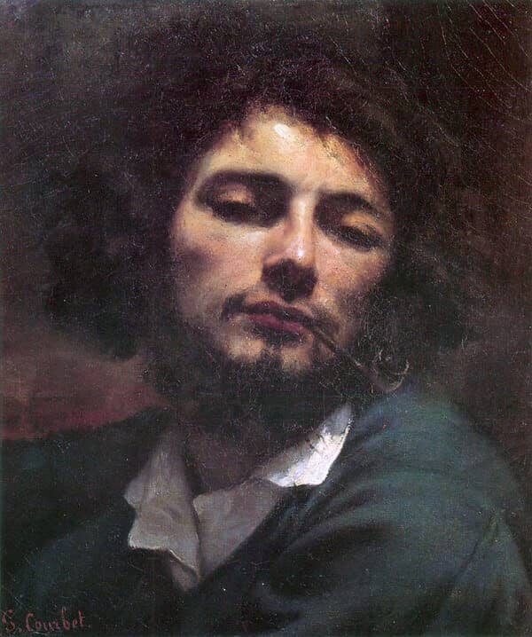 Man with a Pipe, 1848 by Gustave Courbet