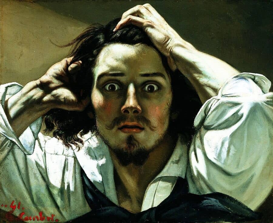 The Desperate Man, 1843 by Gustave Courbet