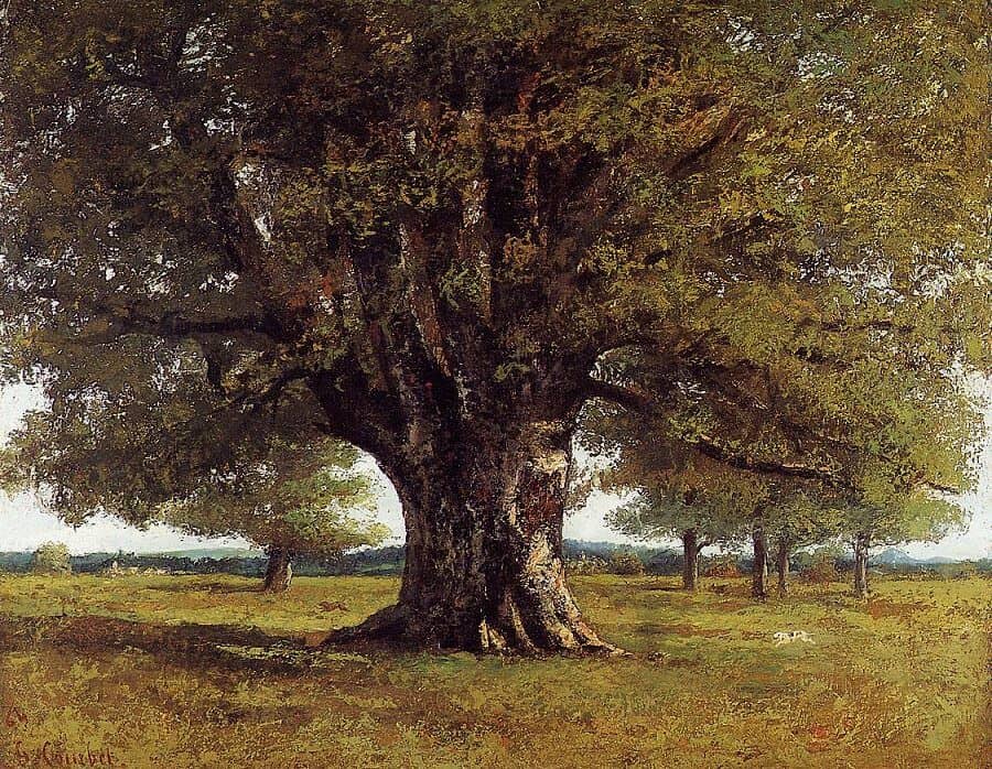 The Oak of Flagey, 1864 by Gustave Courbet