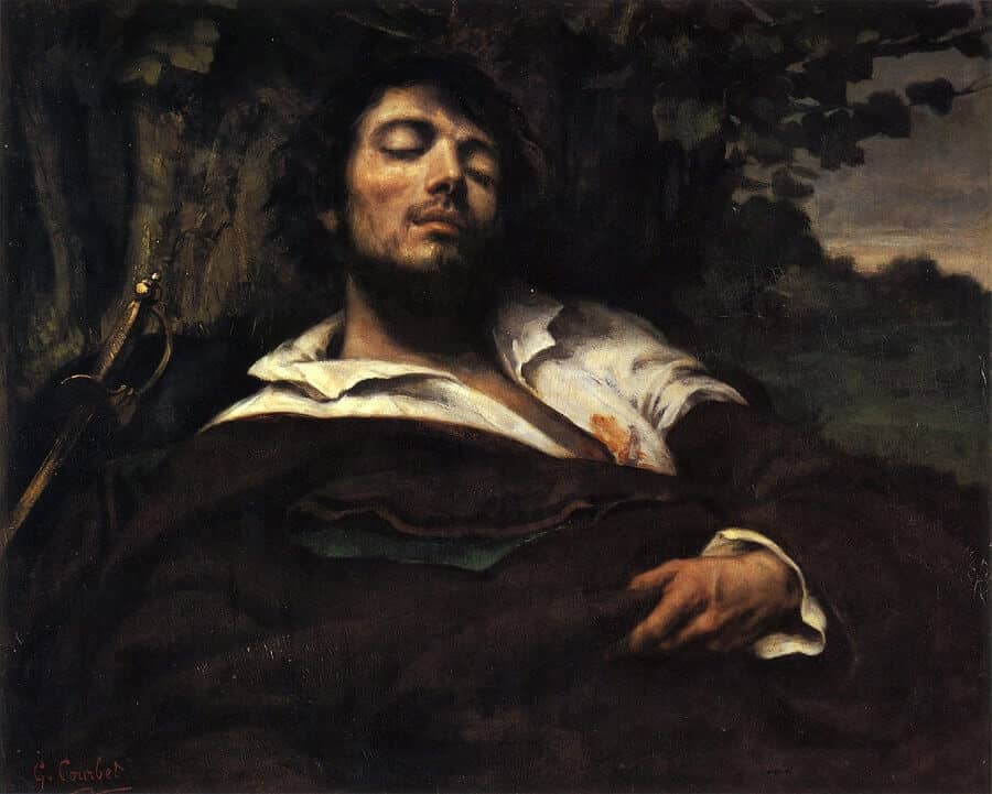 The Wounded Man, 1844 by Gustave Courbet