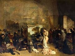 The Artists Studio by Gustave Courbet
