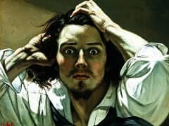 The Desperate Man by Gustave Courbet