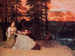 The Lady of Frankfurt by Gustav Courbet