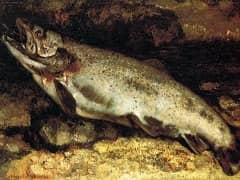 The Trout by Gustave Courbet