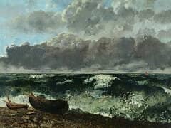 The Wave by Gustave Courbet